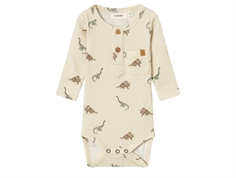 Lil Atelier birch dino bodysuit
